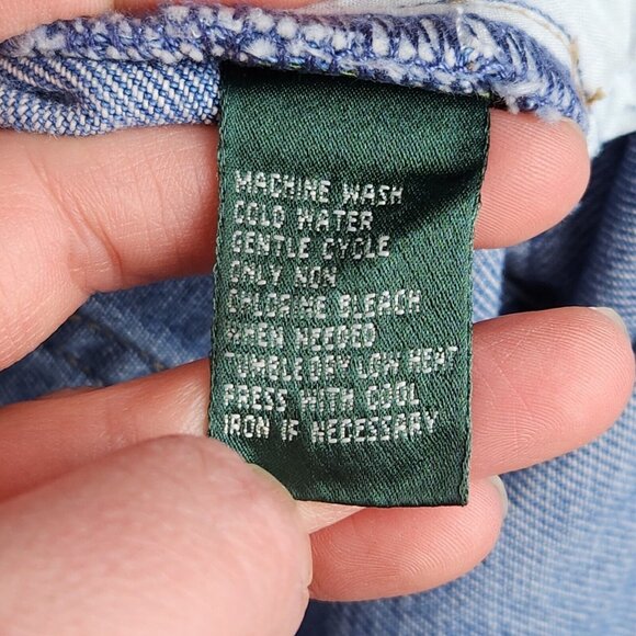 Ralph Lauren Jeans Womens 10 Blue LRL Cropped Medium Wash Mid Rise Capris Casual - Picture 12 of 12